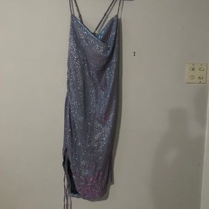 Never worn with tags Cider cowgirl neck glitter mini dress